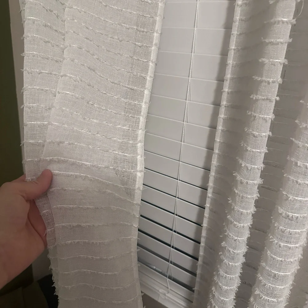 KARL LAGERFELD PARIS Sheer Curtain Panels – Set of 4